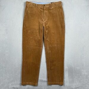 Polo Ralph Lauren Corduroy Pants Mens 34x28 Brown Stretch Classic Fit Preppy